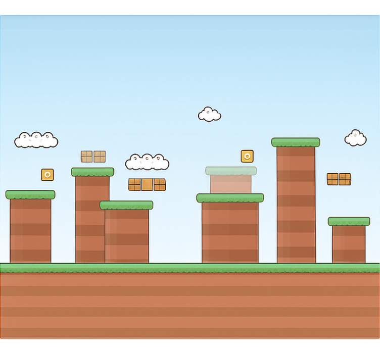 Jaluzele cu rolete Geek blocuri de gaming de putere - TenStickers