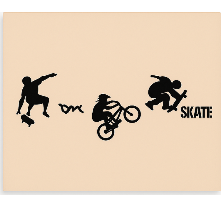 Rulou geam tineret patinaj bmx sport - TenStickers