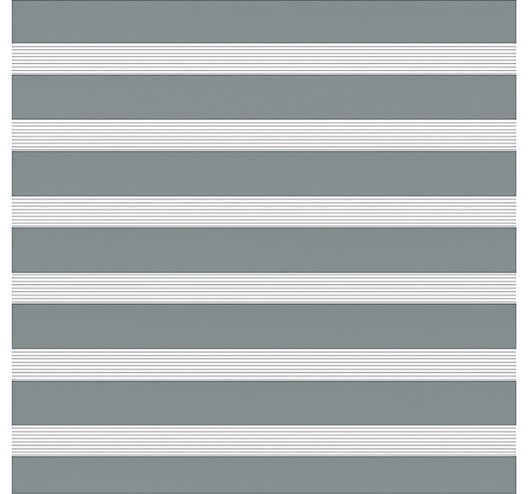 Rulou geam cantină model cu dungi gri - TenStickers