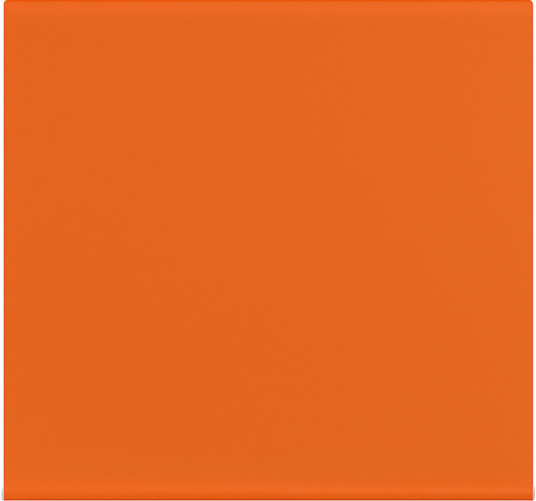 Rulou geam cantină portocaliu ars monocolor - TenStickers