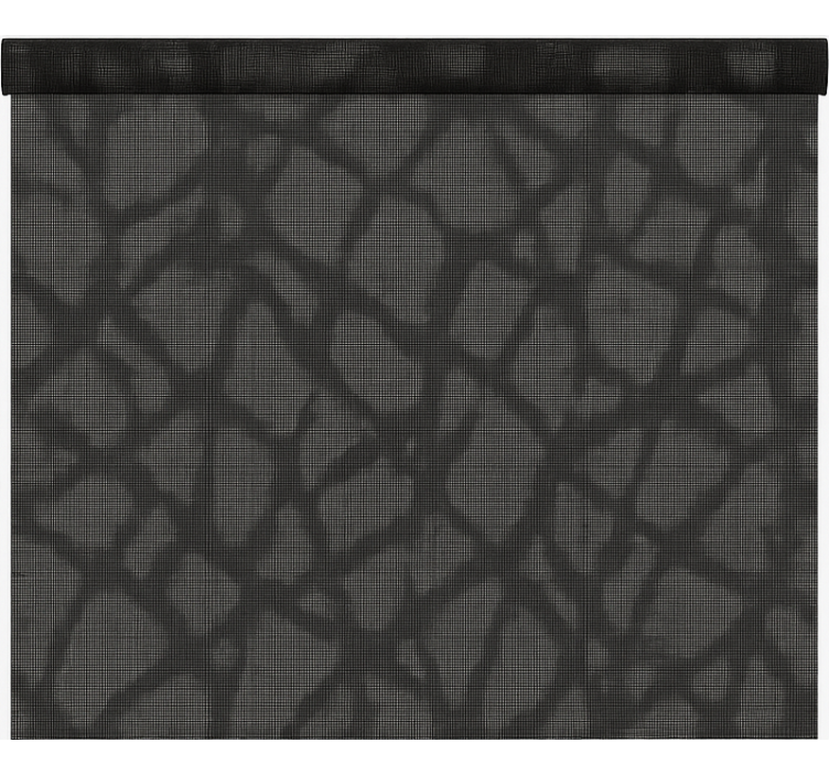 Rulou geam birou transparent negru/gri - TenStickers