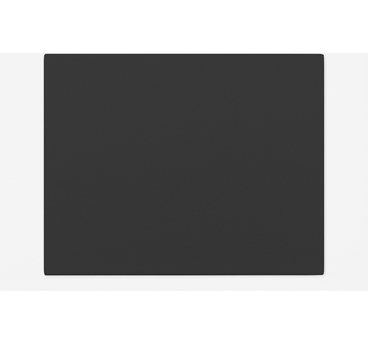 Rulou geam birou negru basic trendy - TenStickers