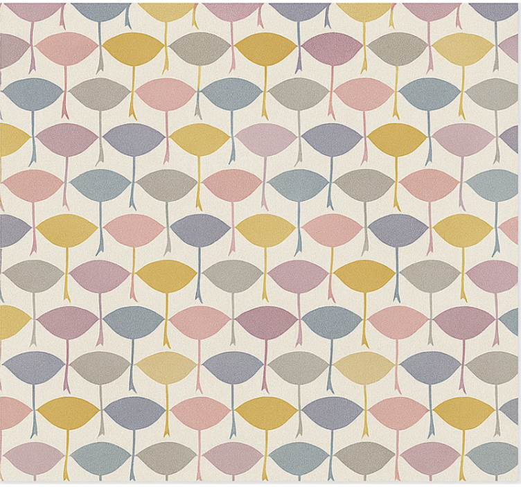 Rulou geam nordic păsări colibri colorate - TenStickers