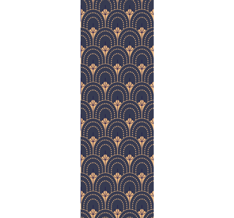 Rulou geam birou model cu fani ornamentali - TenStickers