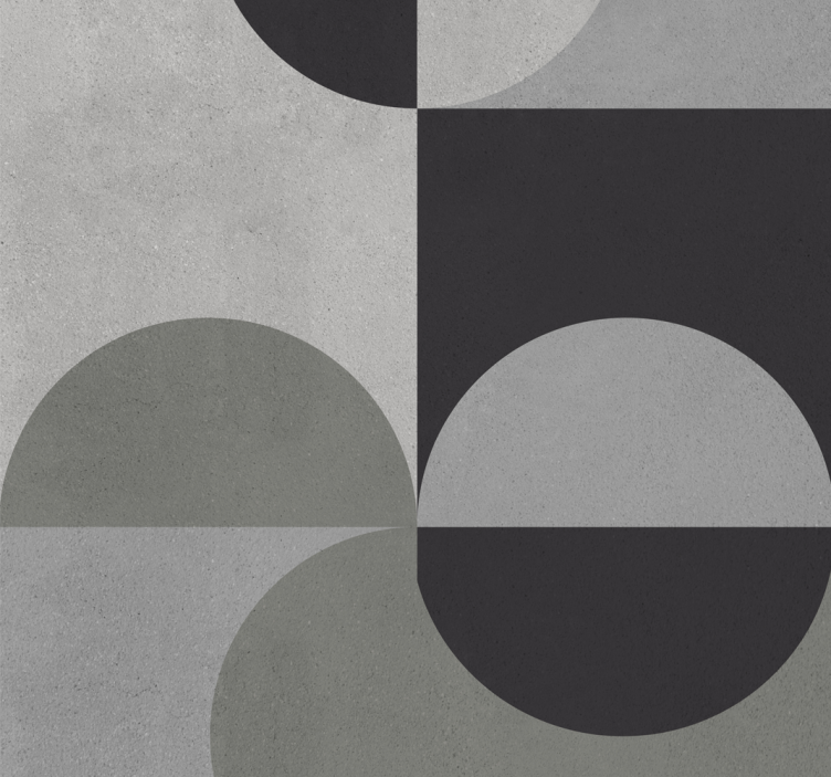 Rulou geam bucătărie model abstract tonuri de gri - TenStickers