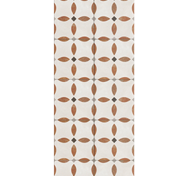 Rulou geam bucătărie motiv texturat geometric bej - TenStickers