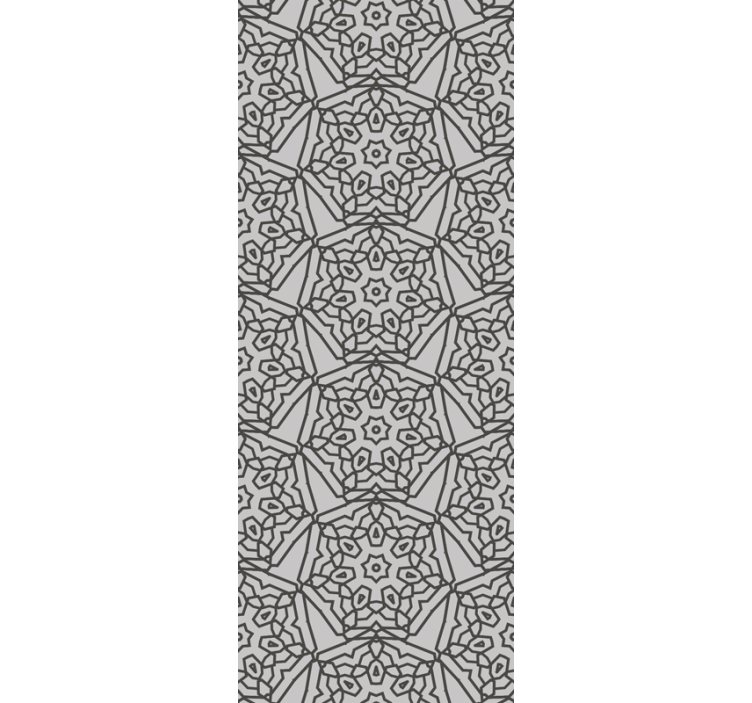 Rulou geam bucătărie stil plăci arabe abstracte - TenStickers