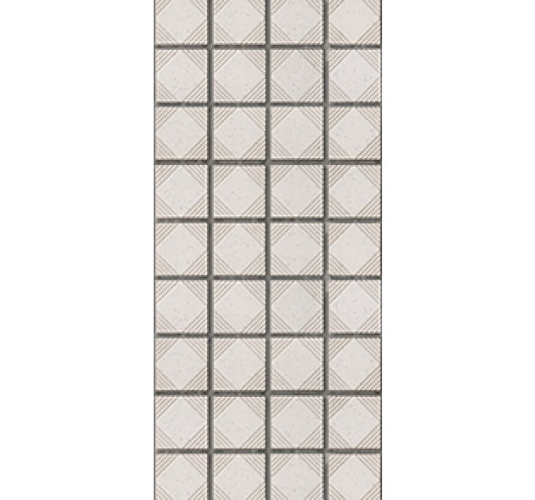 Rulou geam bucătărie plăci abstracte minimaliste albe - TenStickers