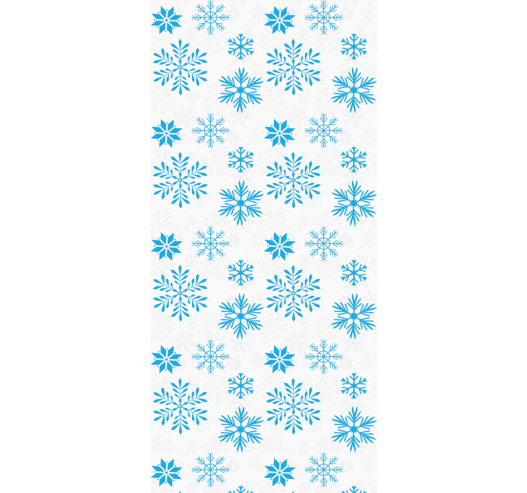 Rulou geam bucătărie cristal de zăpadă - TenStickers