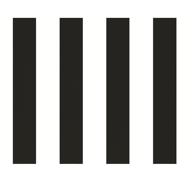 Rulou geam bucătărie dungi alb-negru - TenStickers