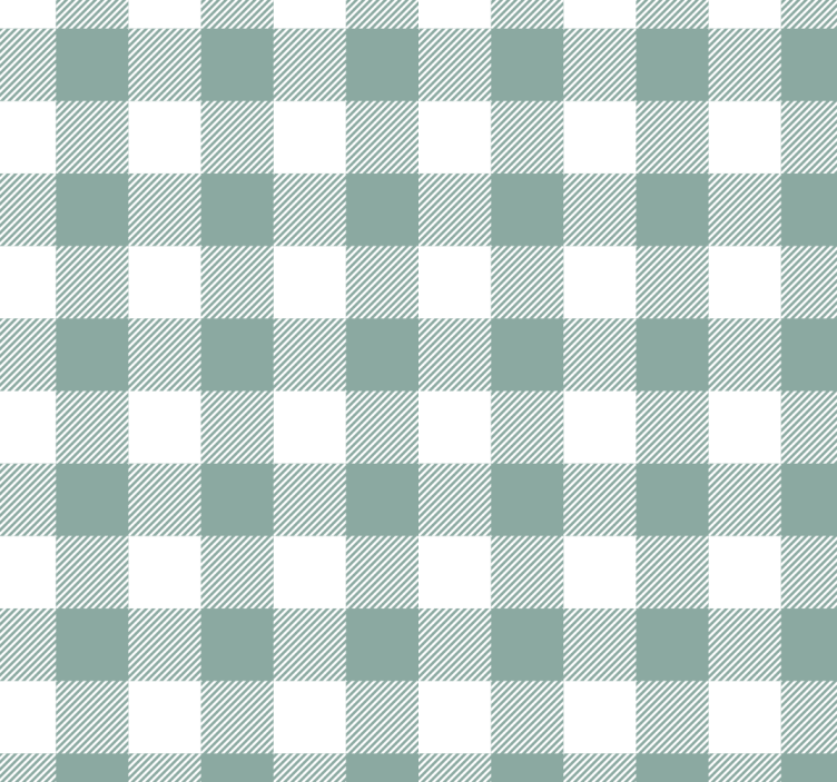Rulou geam bucătărie tartan verde - TenStickers