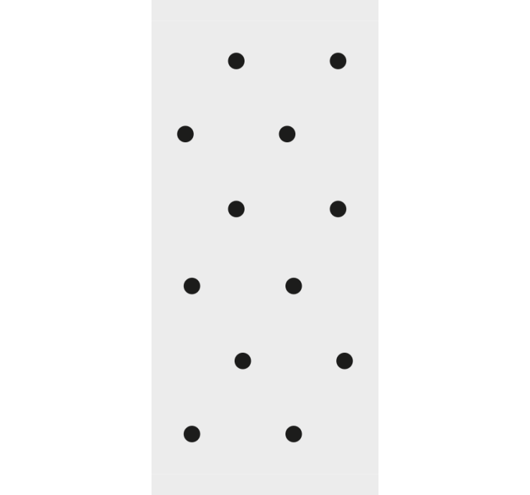 Rulou geam bucătărie cu puncte negre stil nordic - TenStickers