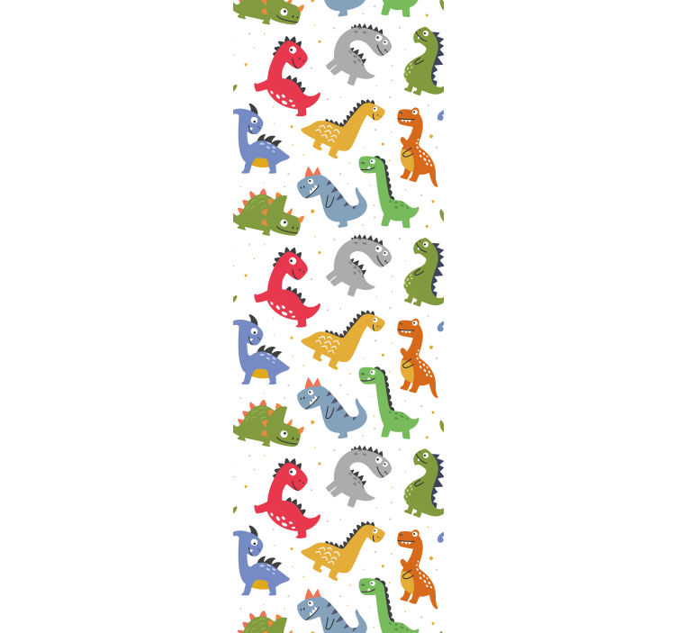 Rulou geam pentru copii tipuri adorabile de dinozauri - TenStickers