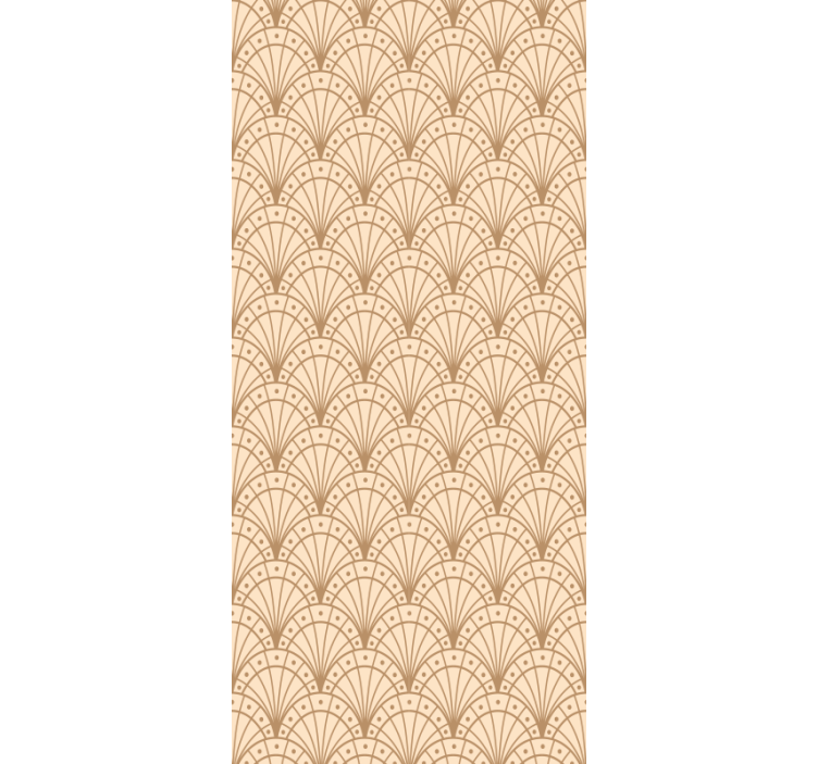 Rulou geam birou motiv elegant cu evantai - TenStickers