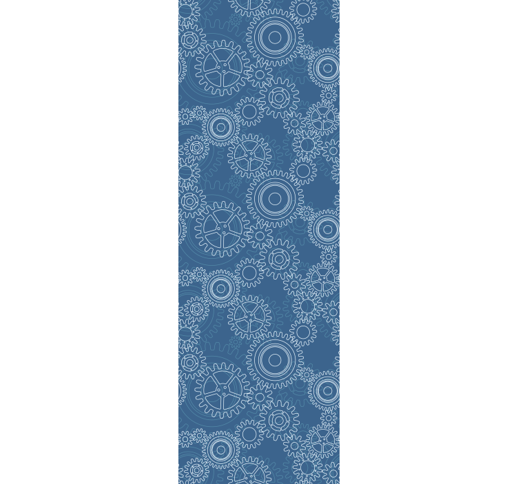 Rulou geam birou model lanțuri mecanice 3d - TenStickers