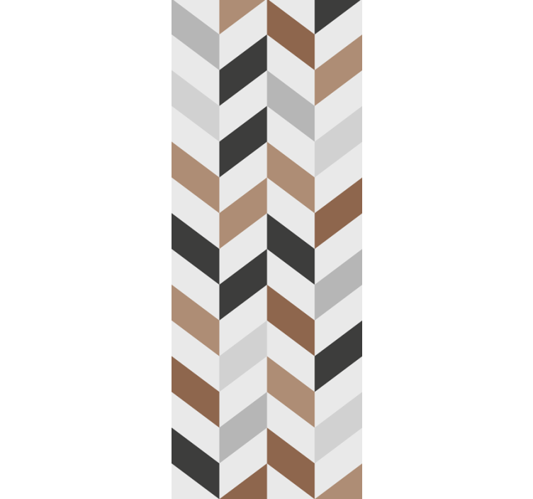 Rulou geam tineret motiv chevron abstract - TenStickers