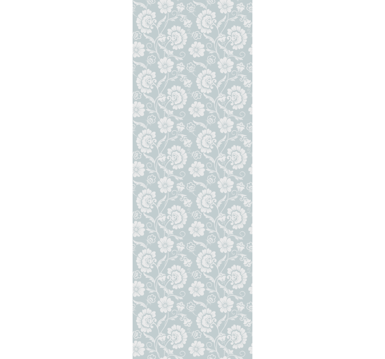 Rulou geam tineret imprimeu floral stil bunica - TenStickers