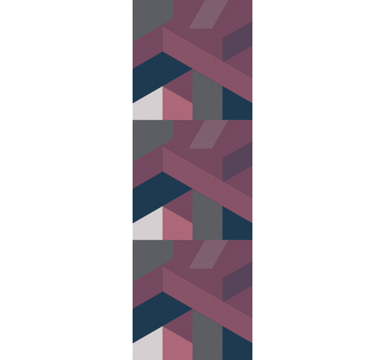Rulou geam tineret forme geometrice eclectice - TenStickers