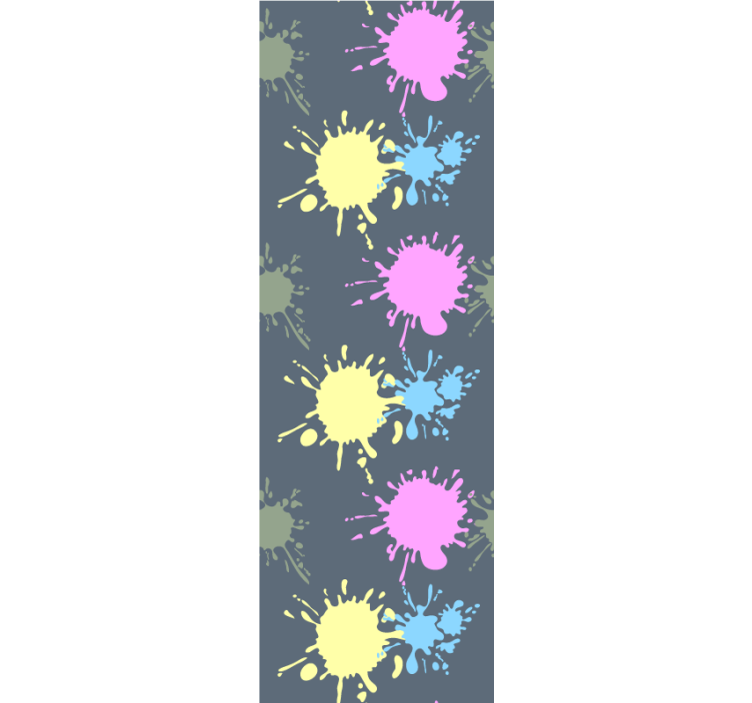 Rulou geam tineret perete multicolor - TenStickers