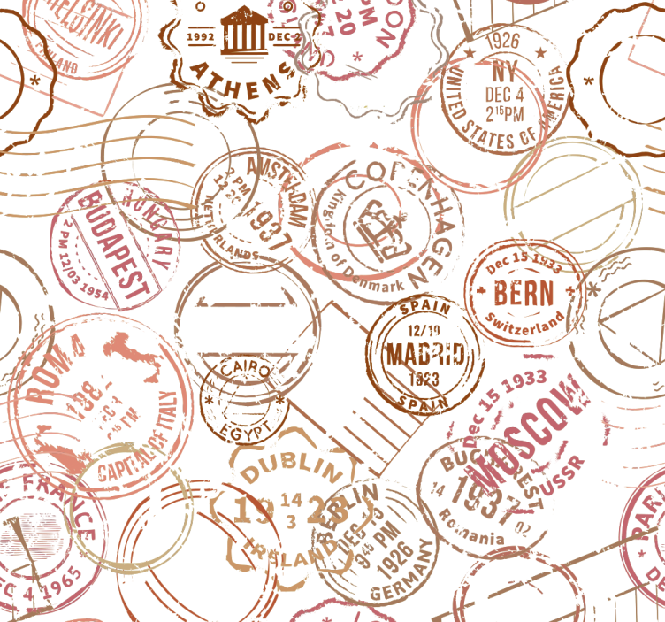 Rulou geam tineret timbre retro - TenStickers