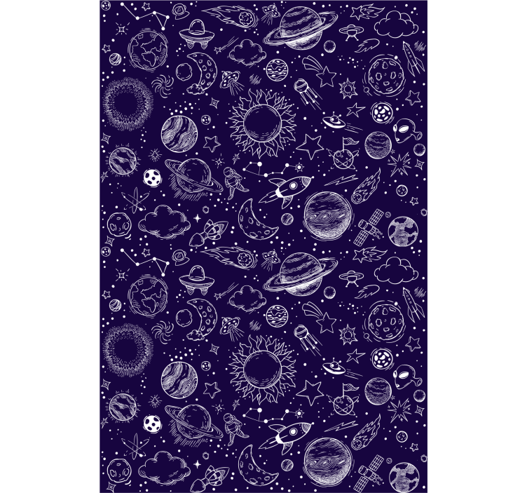 Rulou geam tineret planeta desene - TenStickers