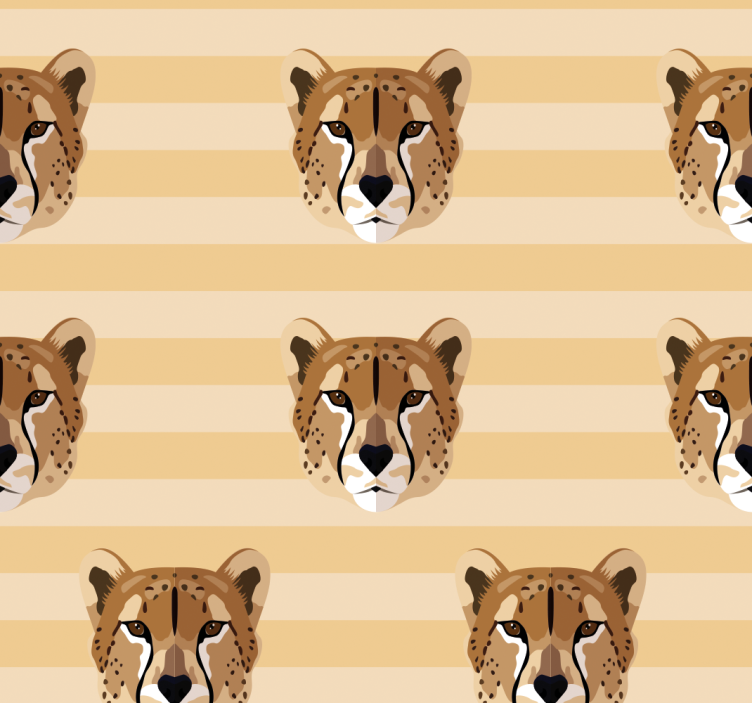 Rulou geam tineret cap de leopard - TenStickers