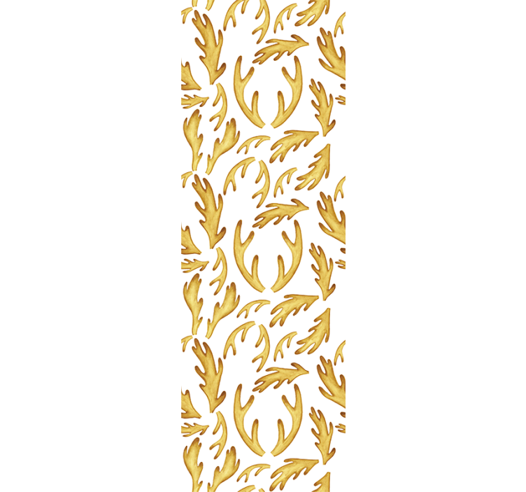 Rulou geam tineret cerbi boho aurii - TenStickers