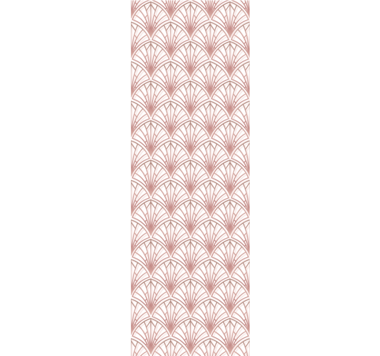 Rulou geam tineret fundal roz elegant - TenStickers