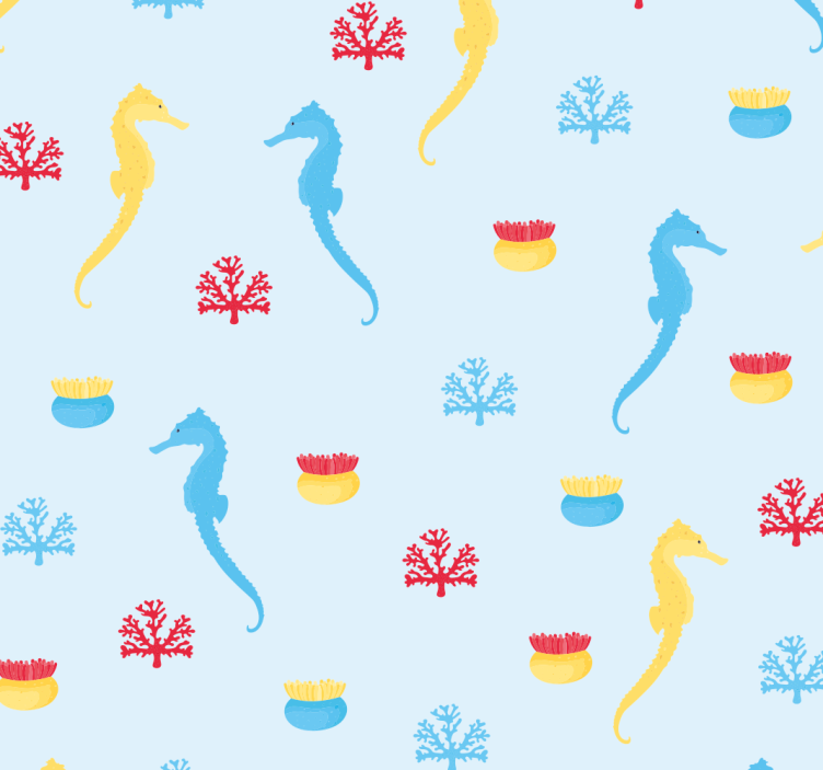 Rulou geam tineret calcan și coral - TenStickers