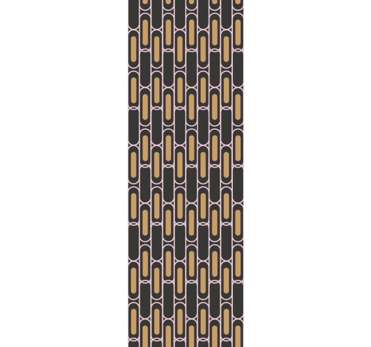 Rulou geam modern aranjament linii geometrice - TenStickers