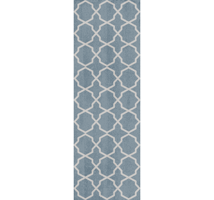 Rulou geam modern design elegant albastru - TenStickers