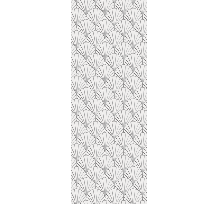 Rulou geam modern cu model elegant de fani - TenStickers