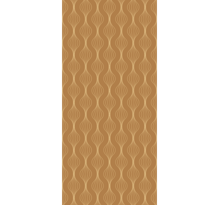 Rulou geam modern cu model elegant de curbe - TenStickers