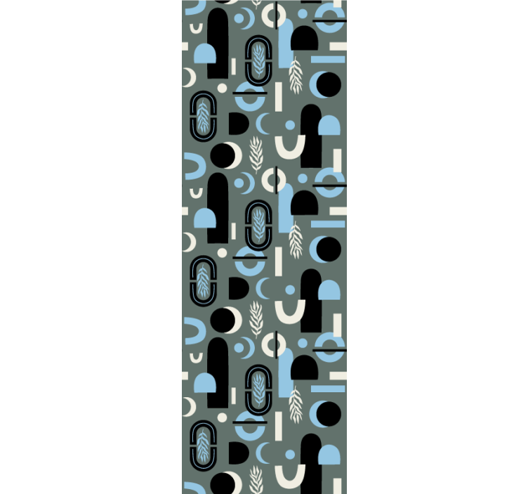 Rulou geam modern colaj forme geometrice - TenStickers