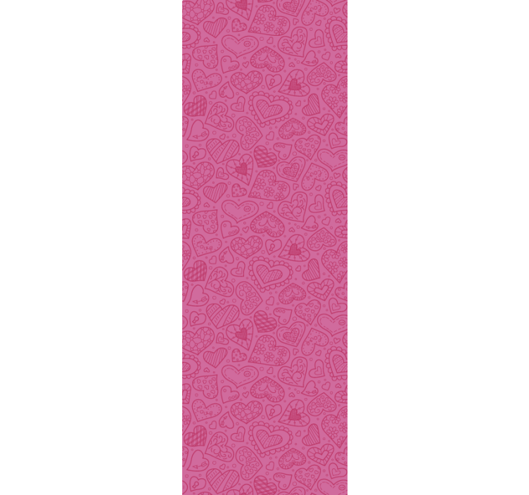 Rulou geam modern inimioare mixte decorativ - TenStickers