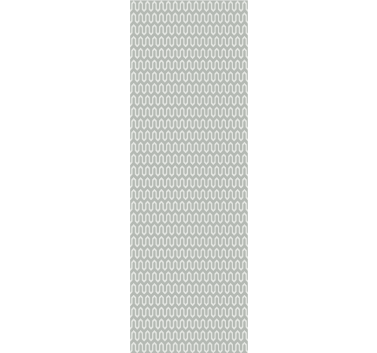 Rulou geam modern cu model geometric verde mentă - TenStickers