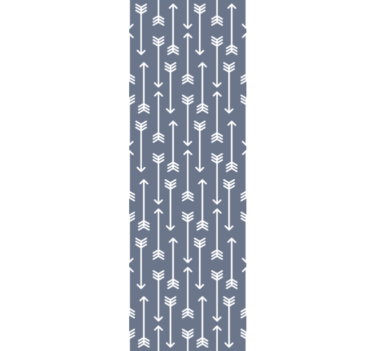 Rulou geam modern cu dungi săgeată minimaliste - TenStickers