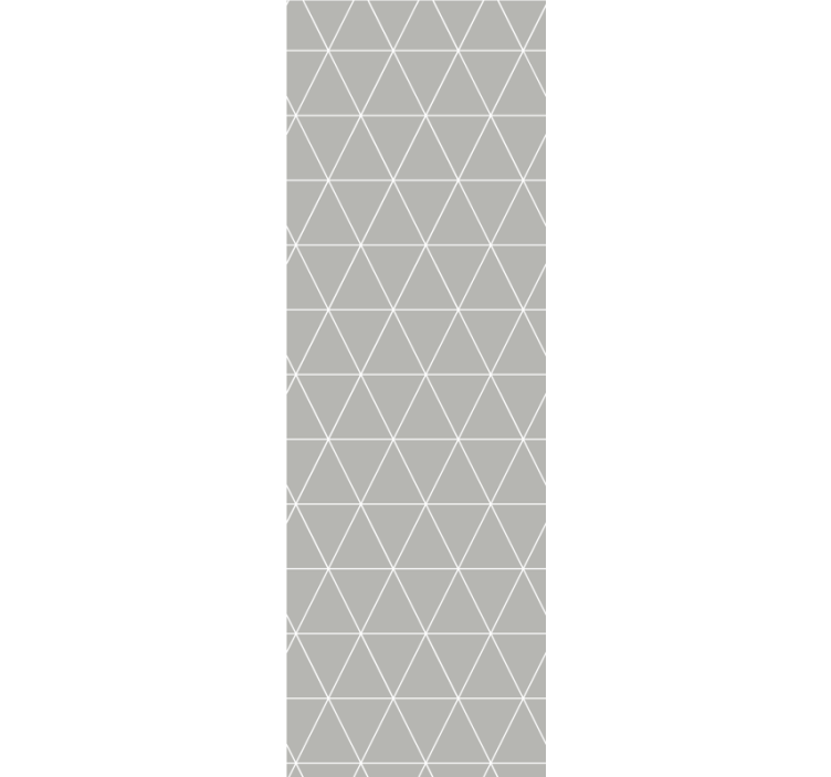 Rulou geam modern cu model geometic gri deschis minimalist - TenStickers