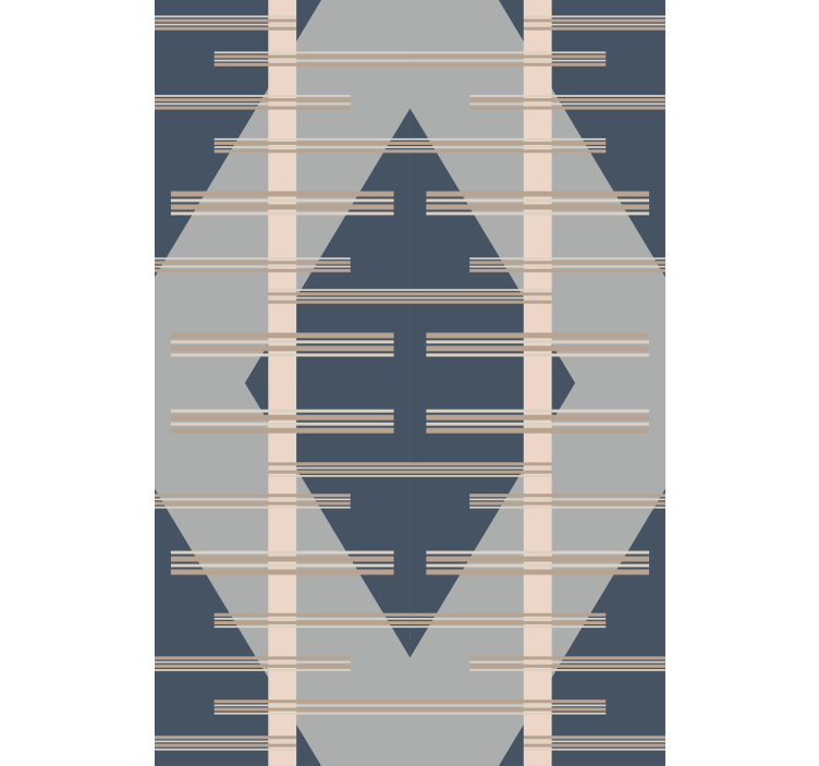Rulou geam modern stil abstract gri anii '50 - TenStickers