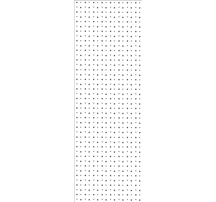Rulou geam modern linii verticale din puncte - TenStickers