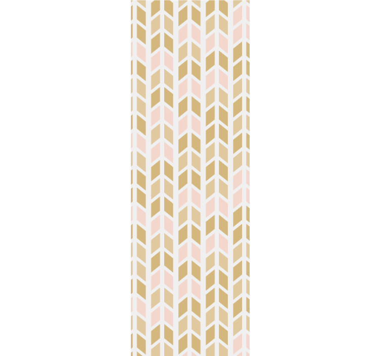 Rulou geam modern cu motive simbolice colorate - TenStickers