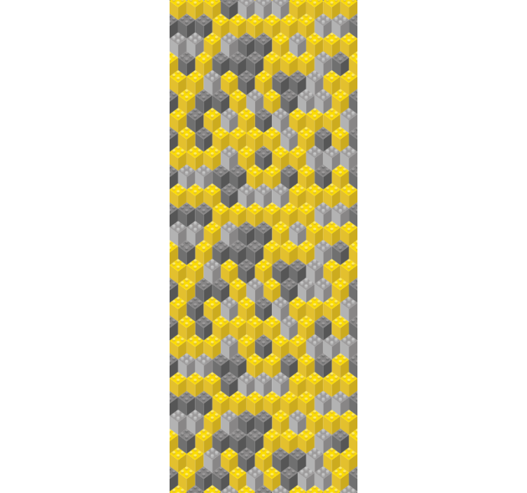 Rulou geam modern blocuri de construcție pantone - TenStickers