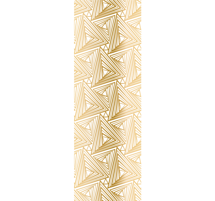 Rulou geam modern variație geometrică minimalistă - TenStickers