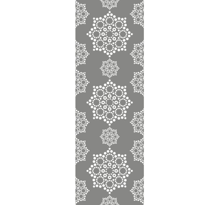 Rulou geam modern cu model puncte mandala - TenStickers