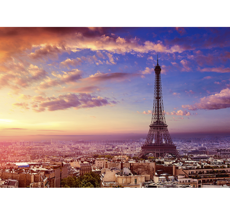 Rulou geam bucătărie vedere paris - TenStickers