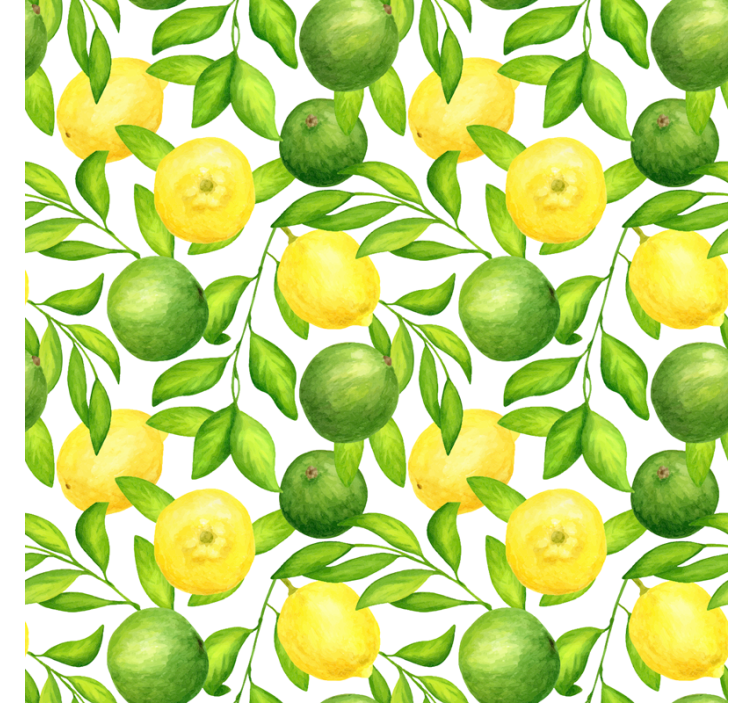 Rulou geam bucătărie lămâi și lime - TenStickers