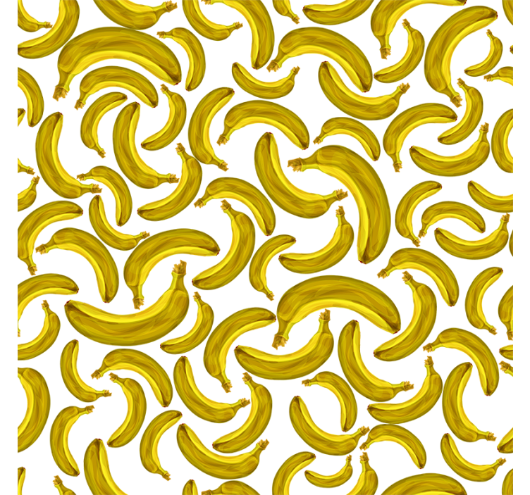 Rulou geam galben design banană - TenStickers