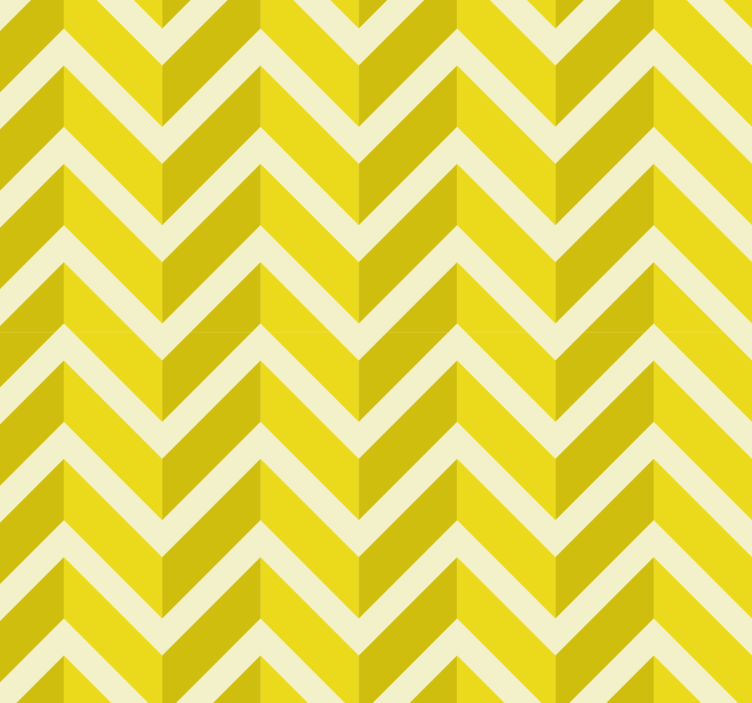 Rulou geam galben cu design săgeți geometrice - TenStickers