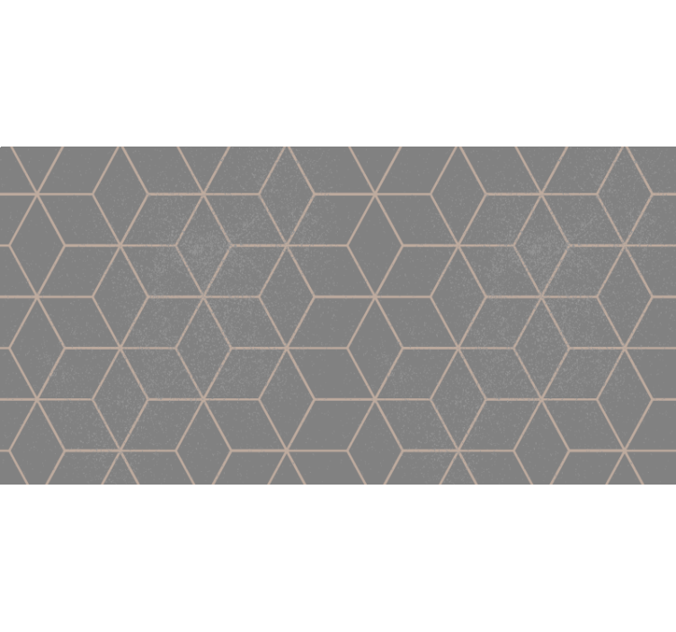 Rulou geam gri cu model hexagonal gri geometric - TenStickers
