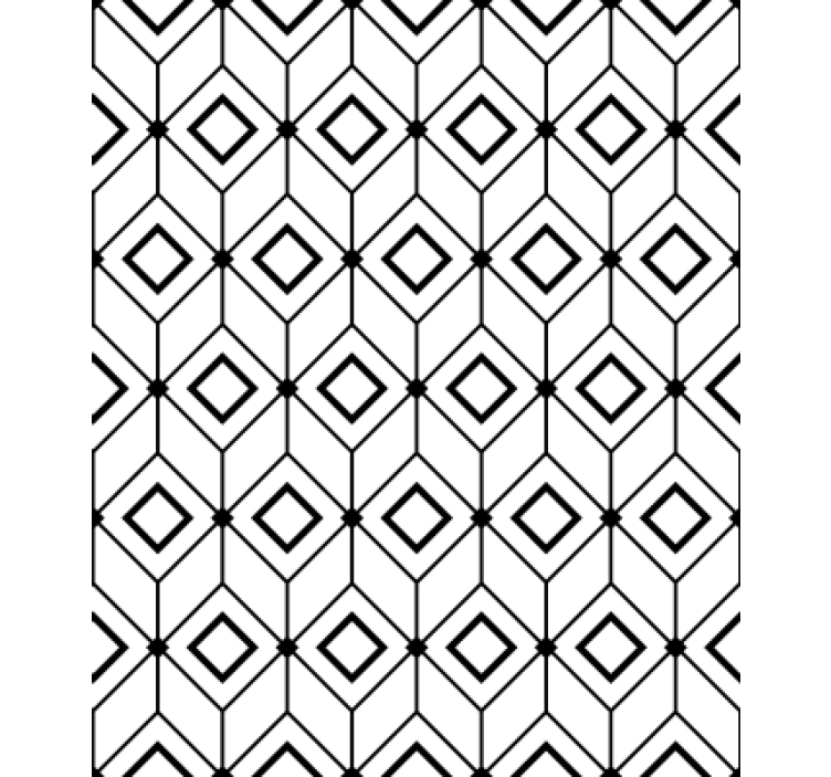 Rulou geam modern cu elemente de diamant moderne - TenStickers